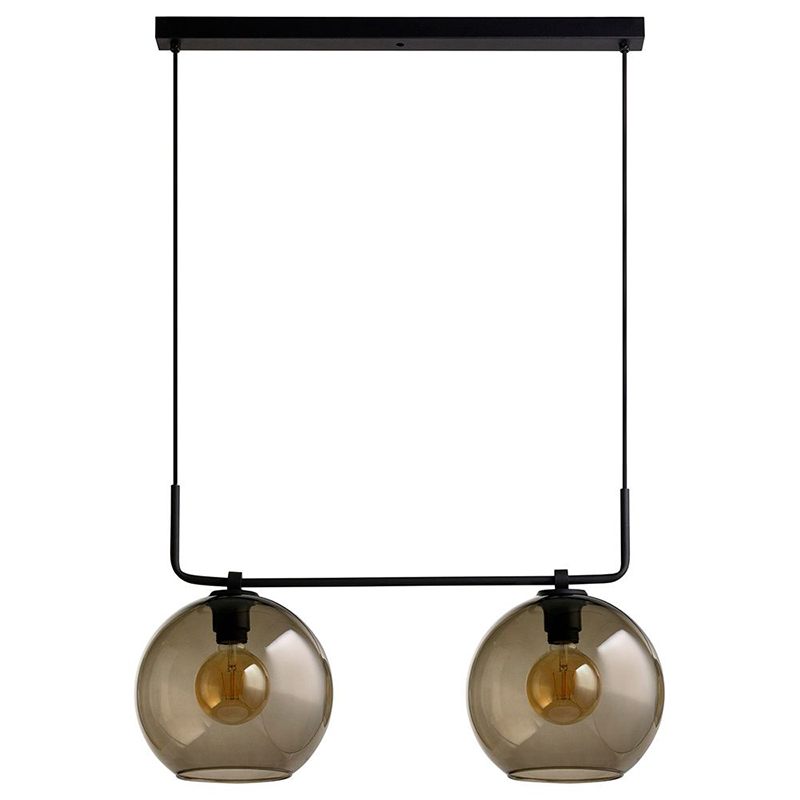 Люстра Franco Line Lamp Черный Янтарный Люстра Franco Line Lamp Черный Янтарный в Липецке | Loft Concept