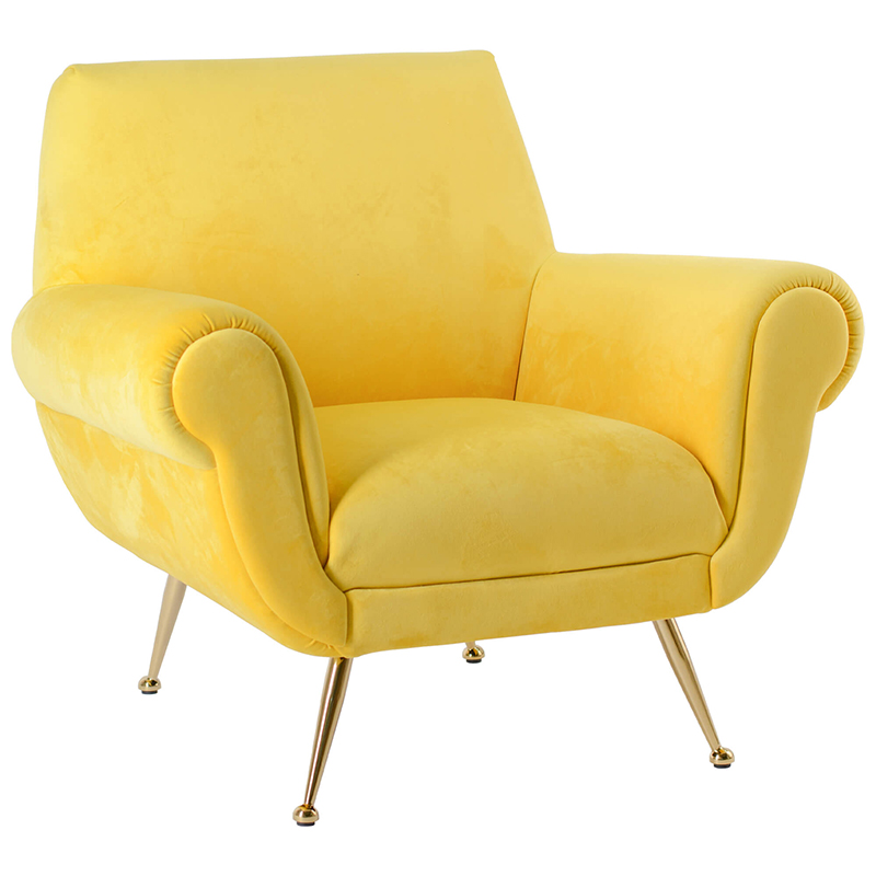 Кресло Lounge Chair Gigi Radice yellow Желтый Кресло Lounge Chair Gigi Radice yellow Желтый в Липецке | Loft Concept