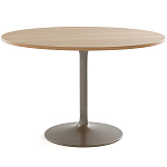 Круглый обеденный стол на одной ножке Remo Round Dining Table варинант исполнения - 1 | Loft Concept в Липецке