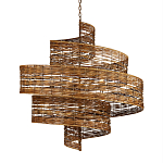 Люстра фактурная в виде спирали Enveloping Art варинант исполнения - 1 | Loft Concept в Липецке