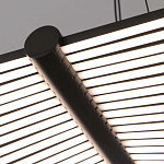 Люстра в виде распахнутых крыльев из тонких металлических планок Flight of Freedom варинант исполнения - 11 | Loft Concept в Липецке