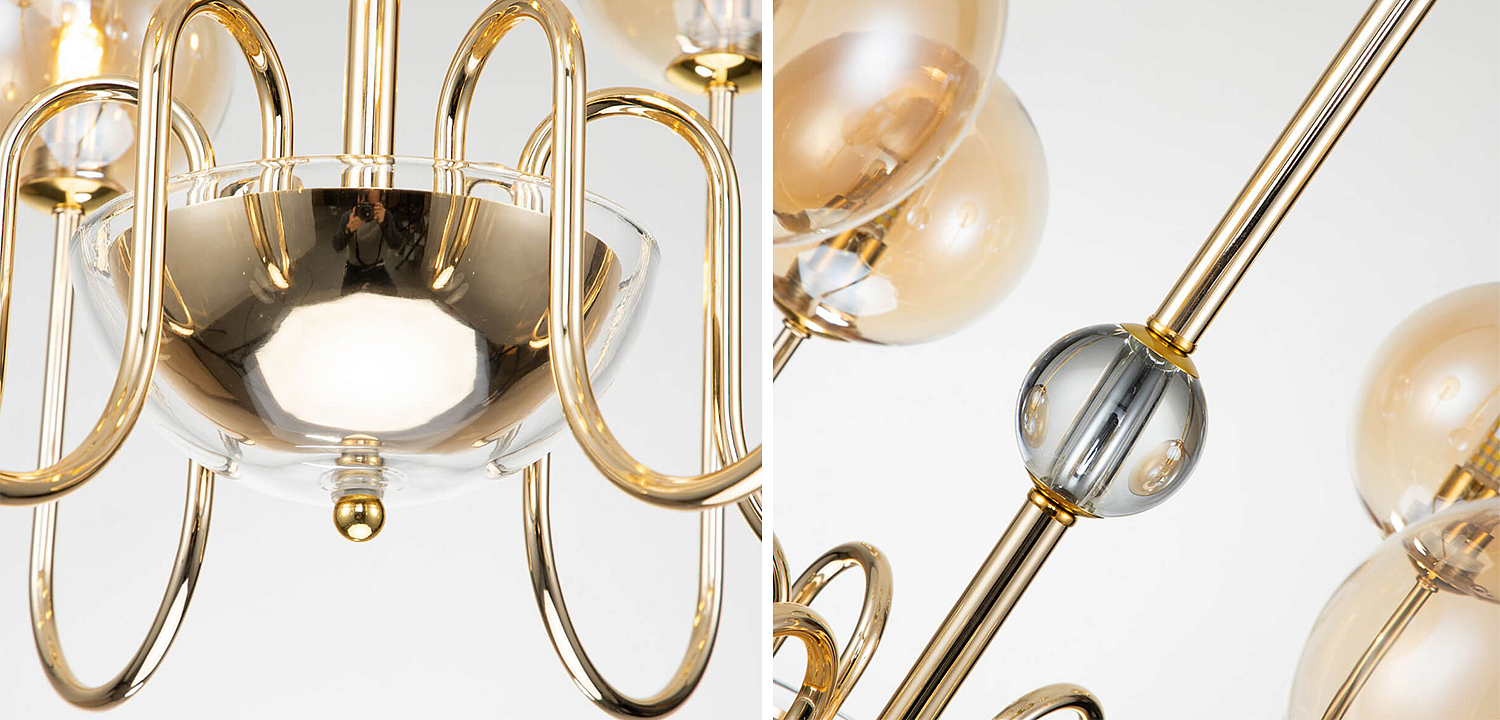 Люстра Sheiry Glass Ball Chandelier 6 Люстра Sheiry Glass Ball Chandelier 6 - Loft-Concept в Липецке
