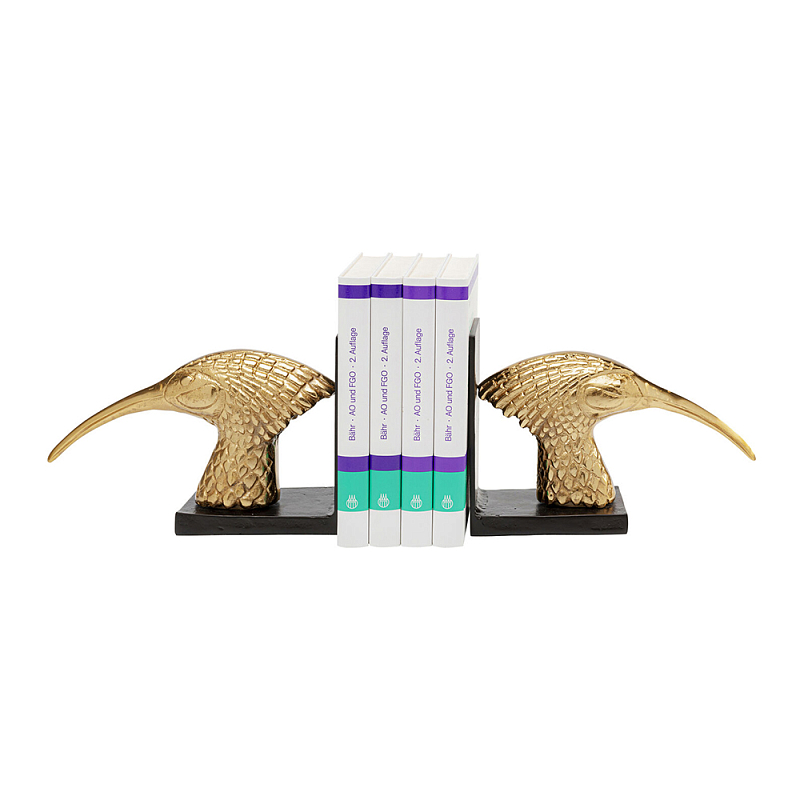 Держатель для книг Golden Thoth Черный Золотой в Липецке | Loft Concept 