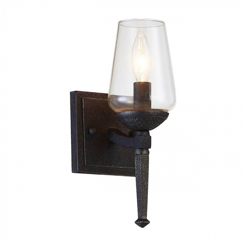 Бра Badoer Loft Sconces Черный Прозрачный Бра Badoer Loft Sconces Черный Прозрачный в Липецке | Loft Concept