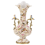 Ваза из фарфора с бронзовыми вставками Eden Garden варинант исполнения - 1 | Loft Concept в Липецке