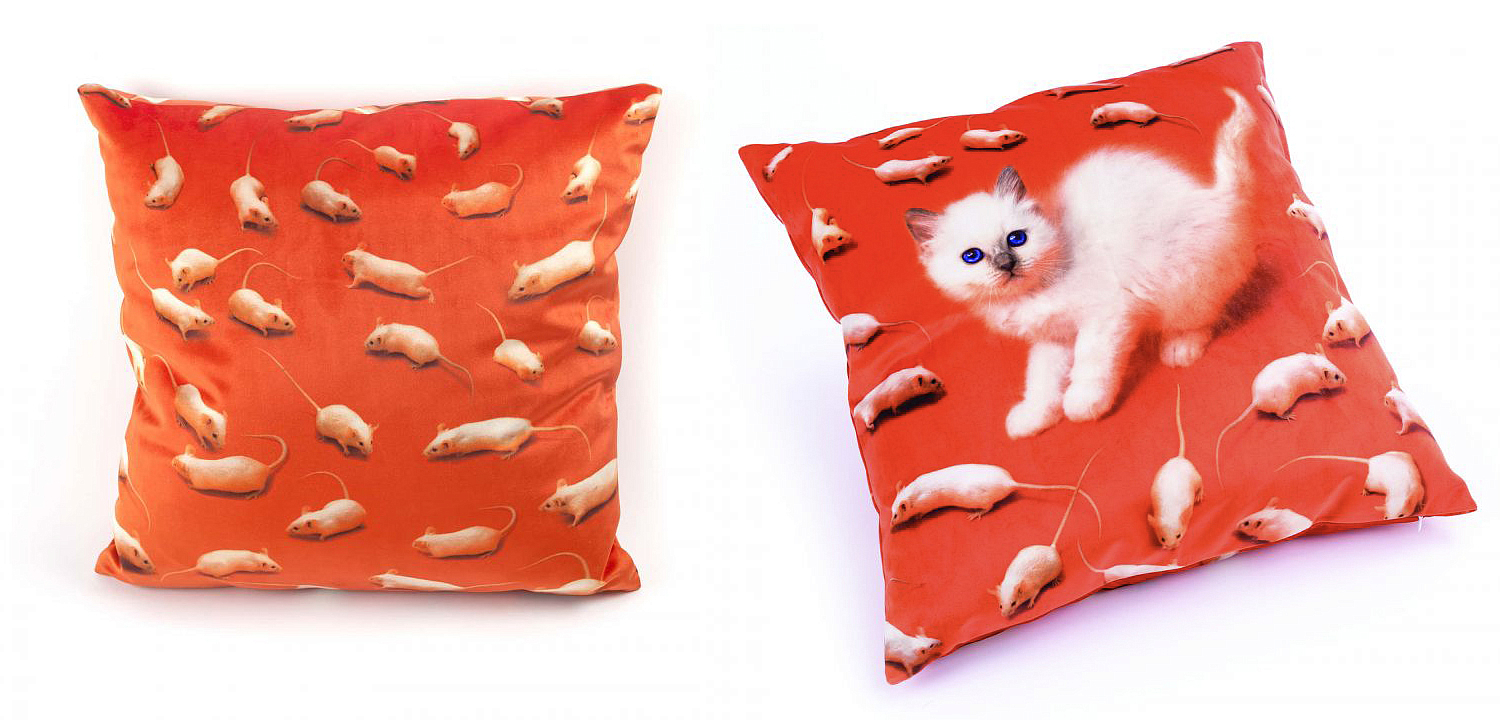 Подушка Seletti Cushion Kitten Подушка Seletti Cushion Kitten - Loft-Concept в Липецке