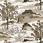 Ткань Velours landscape Beige пейзах N 1190 варинант исполнения - 2 | Loft Concept в Липецке