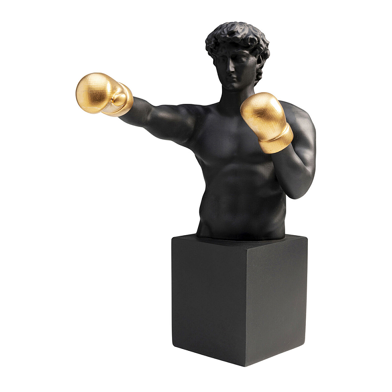 Статуэтка David with Golden Gloves Черный Золотой в Липецке | Loft Concept 