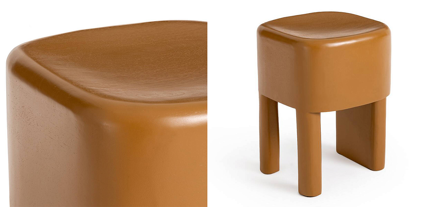 Приставной стол Mordred Mango Orange Side Table Приставной стол Mordred Mango Orange Side Table - Loft-Concept в Липецке