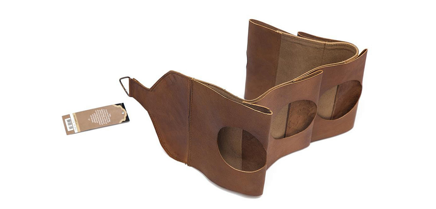 Бутылочница из кожи буйвола - Loft-Concept в Липецке