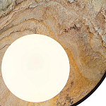 Бра круглое с каменным диском в металлической раме Sandstone Painting варинант исполнения - 3 | Loft Concept в Липецке