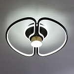 Потолочный светильник черного цвета круглой формы Luke Lampco Tracer Lamp варинант исполнения - 2 | Loft Concept в Липецке