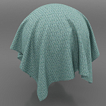 Мебельная ткань Шенилл бирюзовый цвет 142 см T4-61 варинант исполнения - 12 | Loft Concept в Липецке