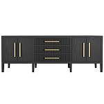 Большая VT-тумба Primo шпон Черный дуб варинант исполнения - 1 | Loft Concept в Липецке