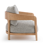 Кресло с каркасом из массива ясеня Deniaud Ash Grey Armchair варинант исполнения - 4 | Loft Concept в Липецке