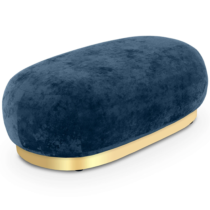 Длинный овальный пуф Ambrose Soft Oval Pouf Мульти в Липецке | Loft Concept 
