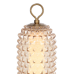 Настольная лампа с факутрным стеклянным плафоном Sonora варинант исполнения - 3 | Loft Concept в Липецке