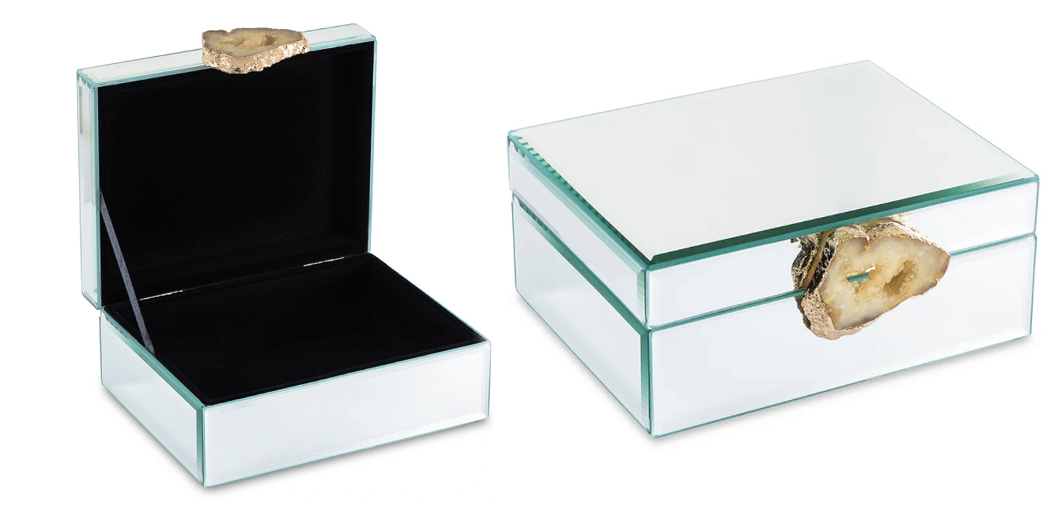 Шкатулка Glass Agate Box Шкатулка Glass Agate Box - Loft-Concept в Липецке