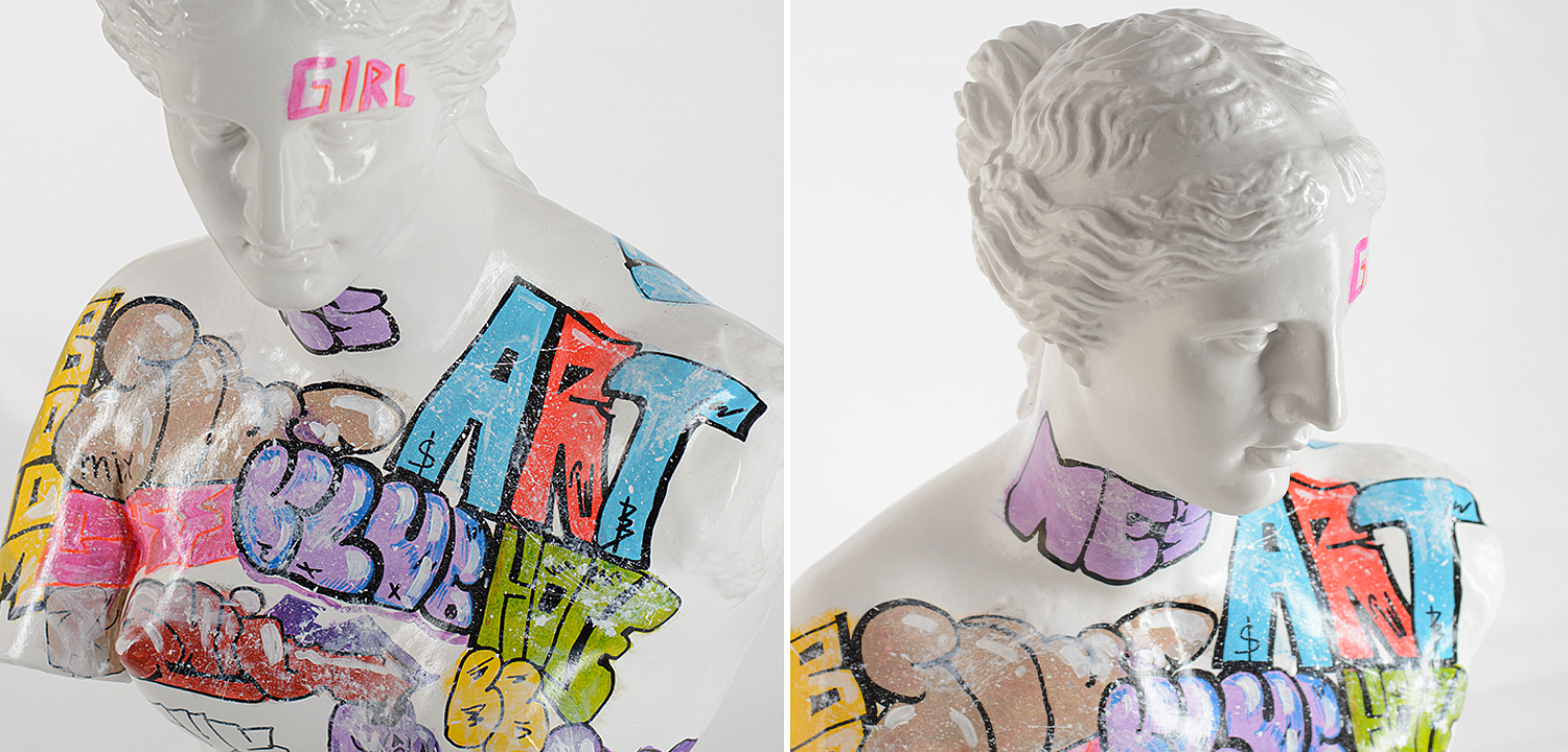 Статуэтка Aphrodite Graffiti Bust Статуэтка Aphrodite Graffiti Bust - Loft-Concept в Липецке