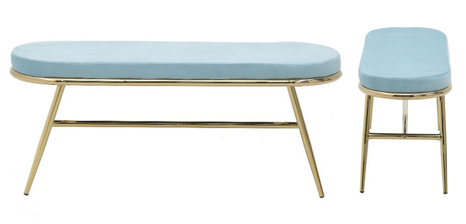 Банкетка Nicolene Banquet Blue Банкетка Nicolene Banquet Blue - Loft-Concept в Липецке