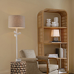 Настольная лампа с фигурным узором и трапециевидным абажуром Сonundrum варинант исполнения - 5 | Loft Concept в Липецке