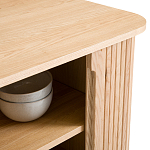 Длинный низкий буфет с 2-мя раздвижными дверцами Toinette Light Cupboard варинант исполнения - 13 | Loft Concept в Липецке