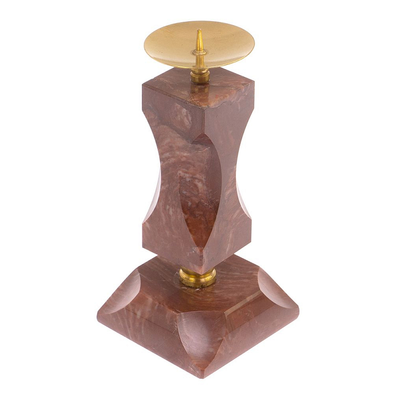 Подсвечник фигурный из натурального камня лемезит Stone Candlestick Лемезит Золотой Подсвечник фигурный из натурального камня лемезит Stone Candlestick Лемезит Золотой в Липецке | Loft Concept