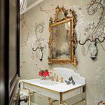 Обои ручная роспись Silk Tree Special Colourway on grey painted Xuan paper варинант исполнения - 2 | Loft Concept в Липецке