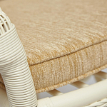 Комплект обеденный из ротанга Eloise grand white варинант исполнения - 12 | Loft Concept в Липецке