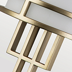 Бра с геометрическим каркасом и матовым белым цилиндрическим плафоном Feiss варинант исполнения - 3 | Loft Concept в Липецке