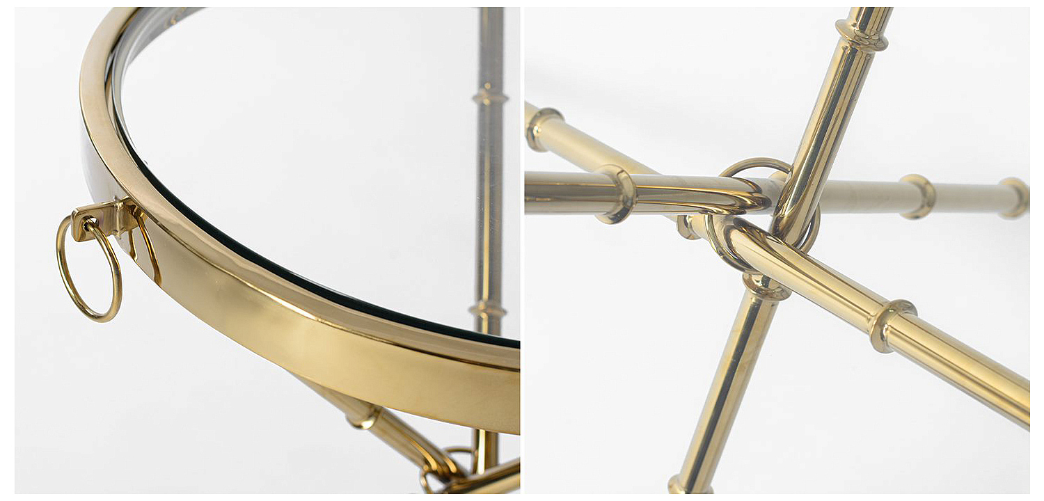 Приставной стол Side Table Omni glass Приставной стол Side Table Omni glass - Loft-Concept в Липецке