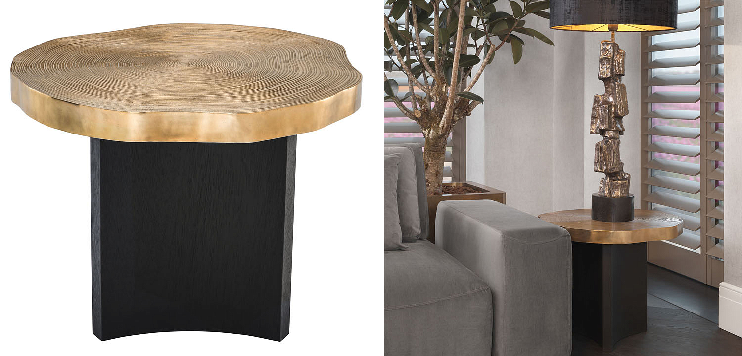 Приставной стол Eichholtz SIDE TABLE THOUSAND OAKS Приставной стол Eichholtz SIDE TABLE THOUSAND OAKS - Loft-Concept в Липецке