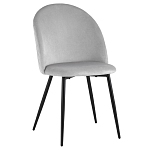 Мягкий стул в сером велюре Miruna Chair варинант исполнения - 1 | Loft Concept в Липецке