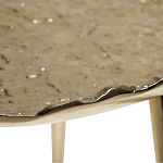 Столик журнальный металлический золотого цвета Modern Rethinking of Traditions варинант исполнения - 1 | Loft Concept в Липецке