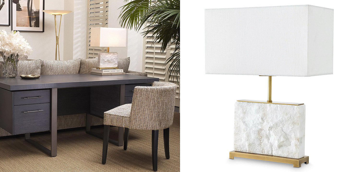 Настольная лампа Eichholtz Table Lamp Newton S Marble Настольная лампа Eichholtz Table Lamp Newton S Marble - Loft-Concept в Липецке