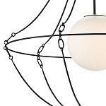 Подвесной светильник из тонких прутьев в форме колокола Forged Thin Rods варинант исполнения - 2 | Loft Concept в Липецке