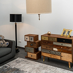 Тумба необычной формы с выдвижными ящиками Shift варинант исполнения - 4 | Loft Concept в Липецке