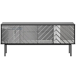 Длинная тумба с зеркальным декором Serena варинант исполнения - 12 | Loft Concept в Липецке