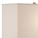 Настольная лампа с корпусом в форме кольца и прямоугольным абажуром French Ring варинант исполнения - 2 | Loft Concept в Липецке