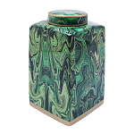 Ваза с малахитовым узором MALACHITE варинант исполнения - 2 | Loft Concept в Липецке