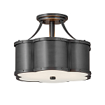 Потолочный светильник с декоративными заклепками Hinkley  варинант исполнения - 1 | Loft Concept в Липецке