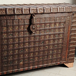 Большой Этнический сундук с металлическим декором  варинант исполнения - 2 | Loft Concept в Липецке