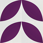 Дизайнерская плитка с узором Лепесток варинант исполнения - 1 | Loft Concept в Липецке