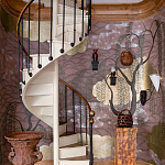 Обои ручная роспись Willow & Waves Original colourway on Edo painted Xuan paper with antiquing варинант исполнения - 3 | Loft Concept в Липецке