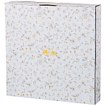 Блюдо сервировочное круглое с цветочным принтом 27 Floral Charm варинант исполнения - 2 | Loft Concept в Липецке