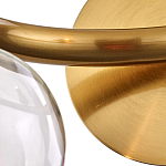 Бра с 2-мя стеклянными сферическими  плафонами Arco Wall Lamp варинант исполнения - 2 | Loft Concept в Липецке