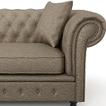 Мебельная ткань Шенилл коричневый цвет 138 см T4-21 варинант исполнения - 7 | Loft Concept в Липецке