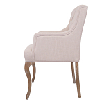 Кресло Mason Classical Armchair beige flax варинант исполнения - 1 | Loft Concept в Липецке