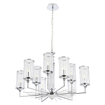 Люстра с 9-ю цилиндрическими стеклянными плафонами Jeanette варинант исполнения - 9 | Loft Concept в Липецке