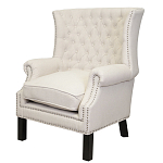 Кресло Charlie Armchair beige flax варинант исполнения - 3 | Loft Concept в Липецке